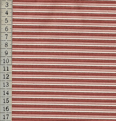 proužky - červená, bílá, šířka 140cm