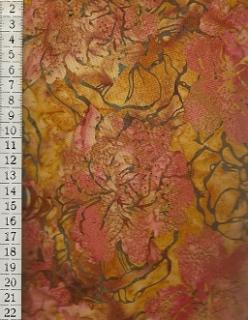 batika květy  š.110cm